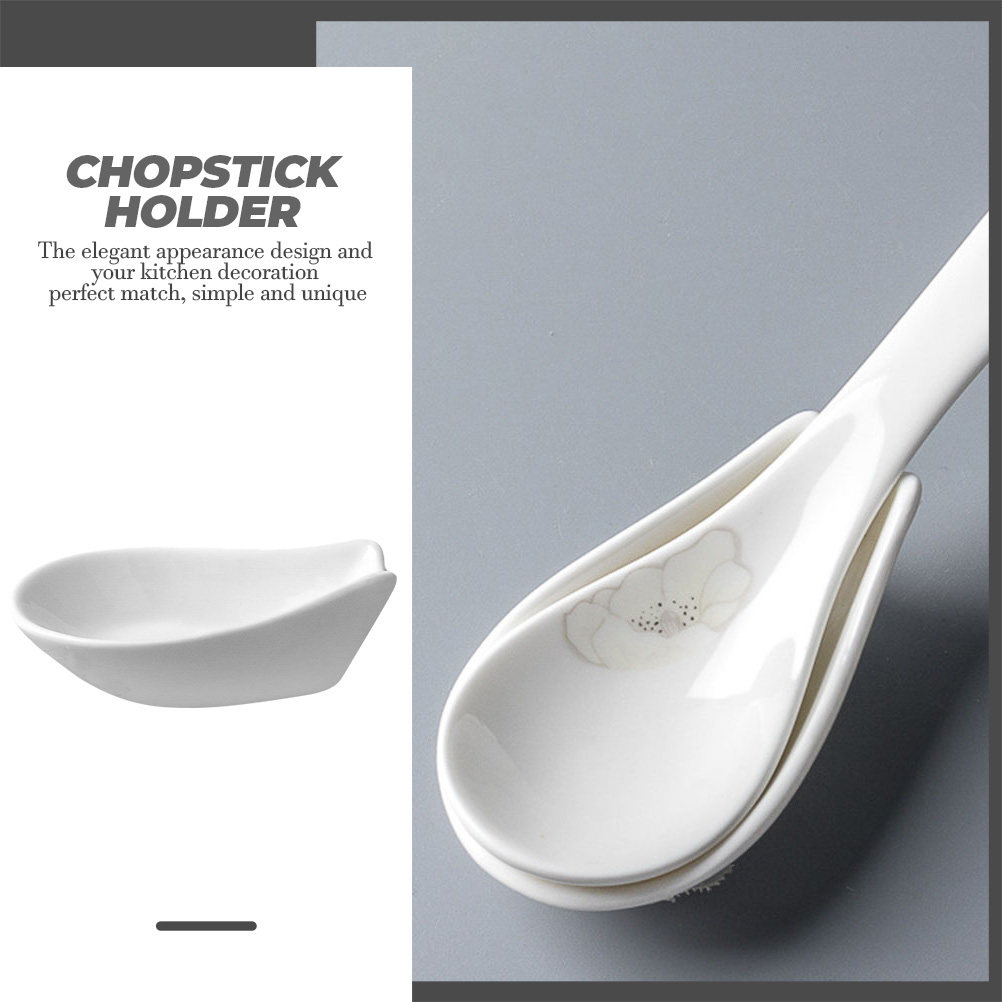 Kitchen Gadgets To Have - Set di 4 Poggiacucchiai in Ceramica