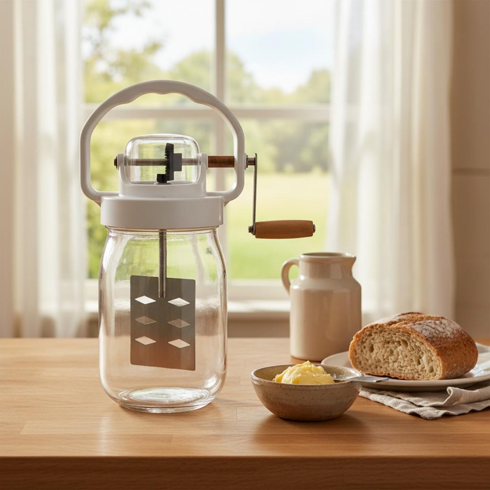 Kitchen Gadgets Mixer - Buratore Manuale per Burro Facile da