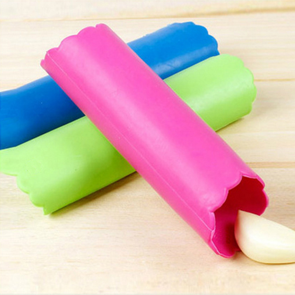 Kitchen Gadgets Youtube - Sbucciatore d'Aglio in Silicone, Rimuovi Buccia,