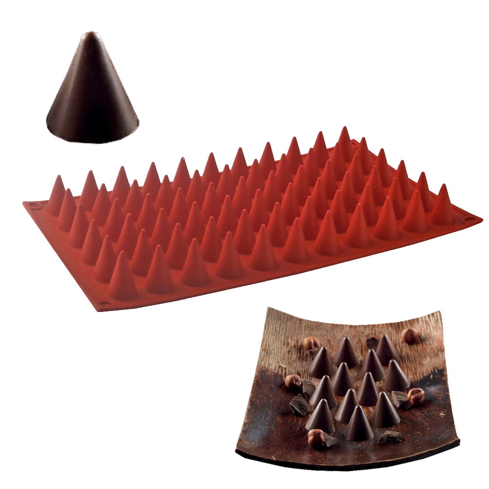 Stampo per cioccolato cono a 6 - Silicone Mold Baking recensione e prezzo