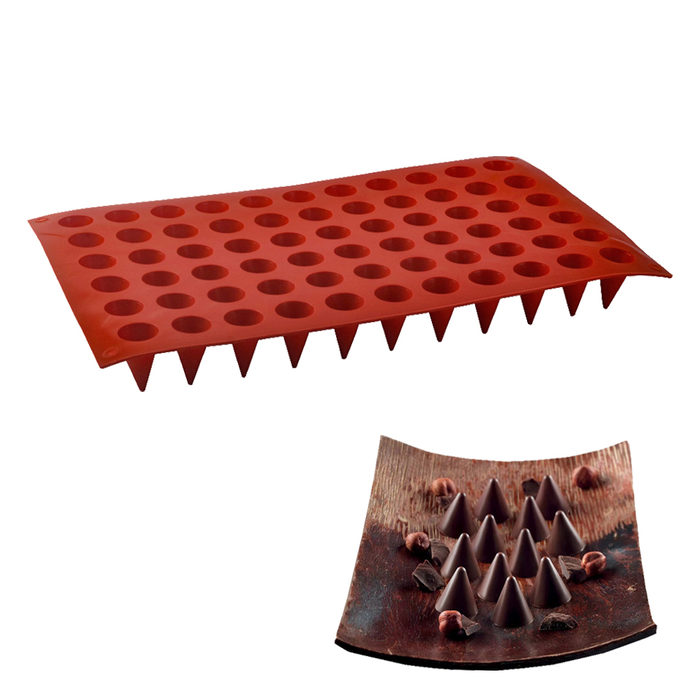 Stampo per cioccolato cono a 6 - Silicone Mold Baking recensione e prezzo