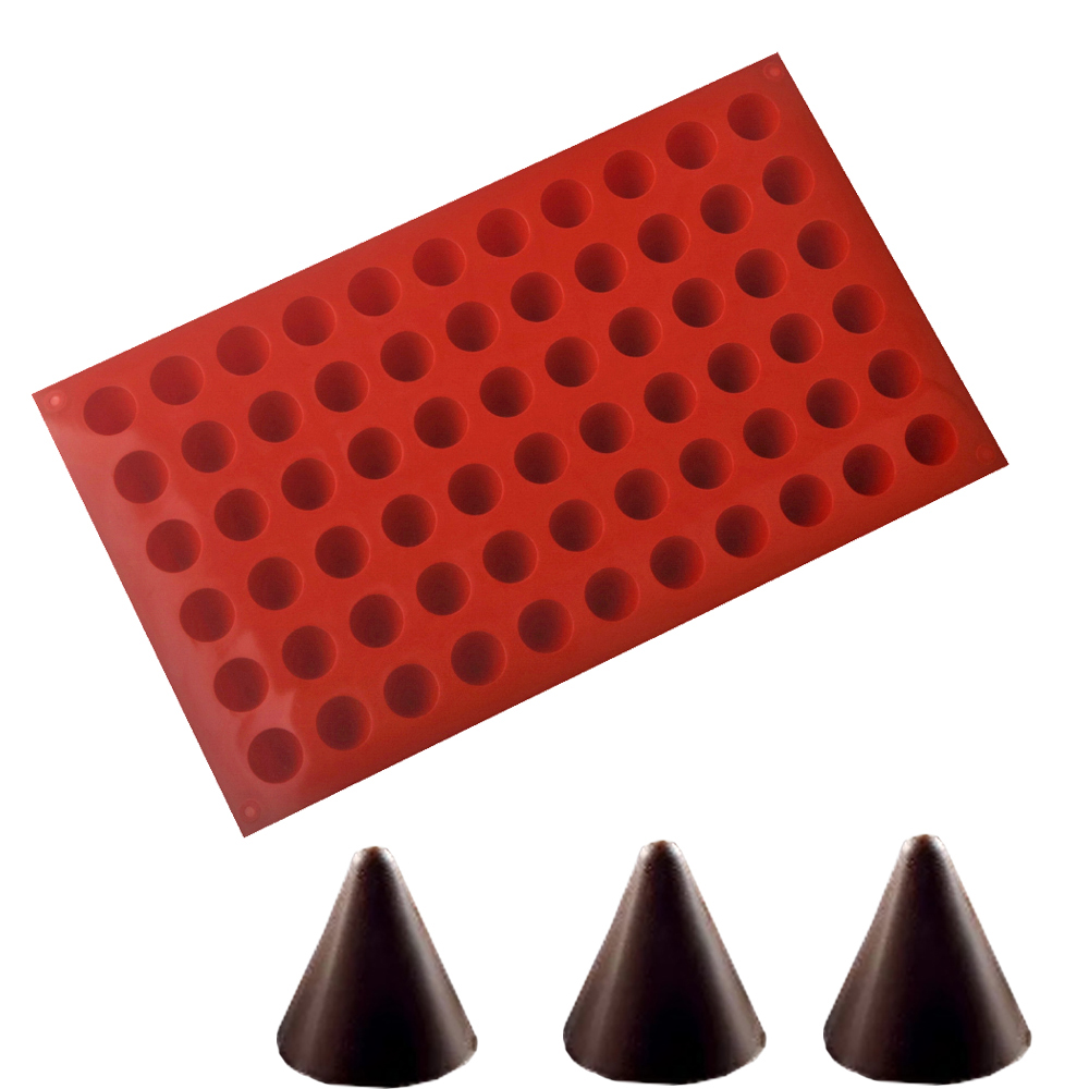 Stampo per cioccolato cono a 6 - Silicone Mold Baking recensione e prezzo