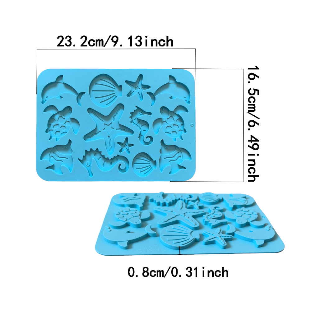1pc creatura marina a forma di - Silicone Mold Baking recensione e prezzo