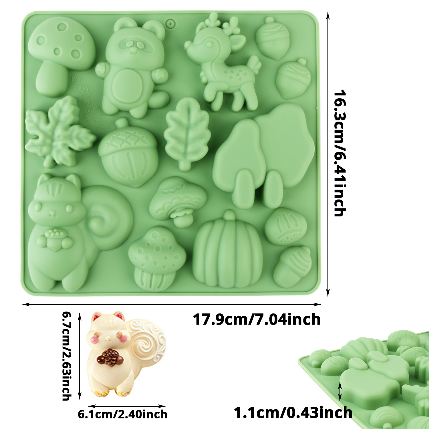 1 stampo in silicone a forma d - Silicone Mold Baking recensione e prezzo